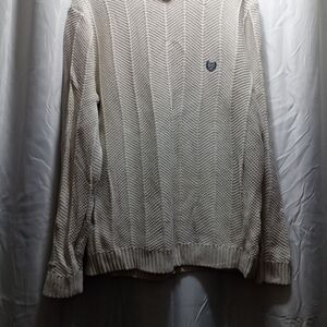 Chaps Men's Cream Sweater.